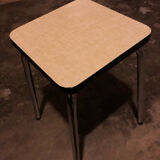 Pale yellow formica stool