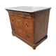 Commode with a white marble top