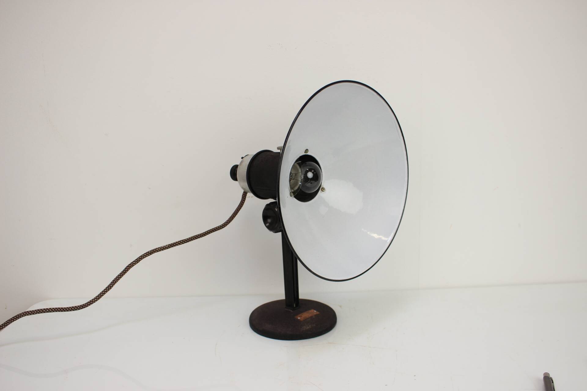 Vintage Adjustable Italian Table Lamp, 1950s, Czechoslovakia