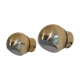 Pair of Scandinavian brass wall lamps 1970