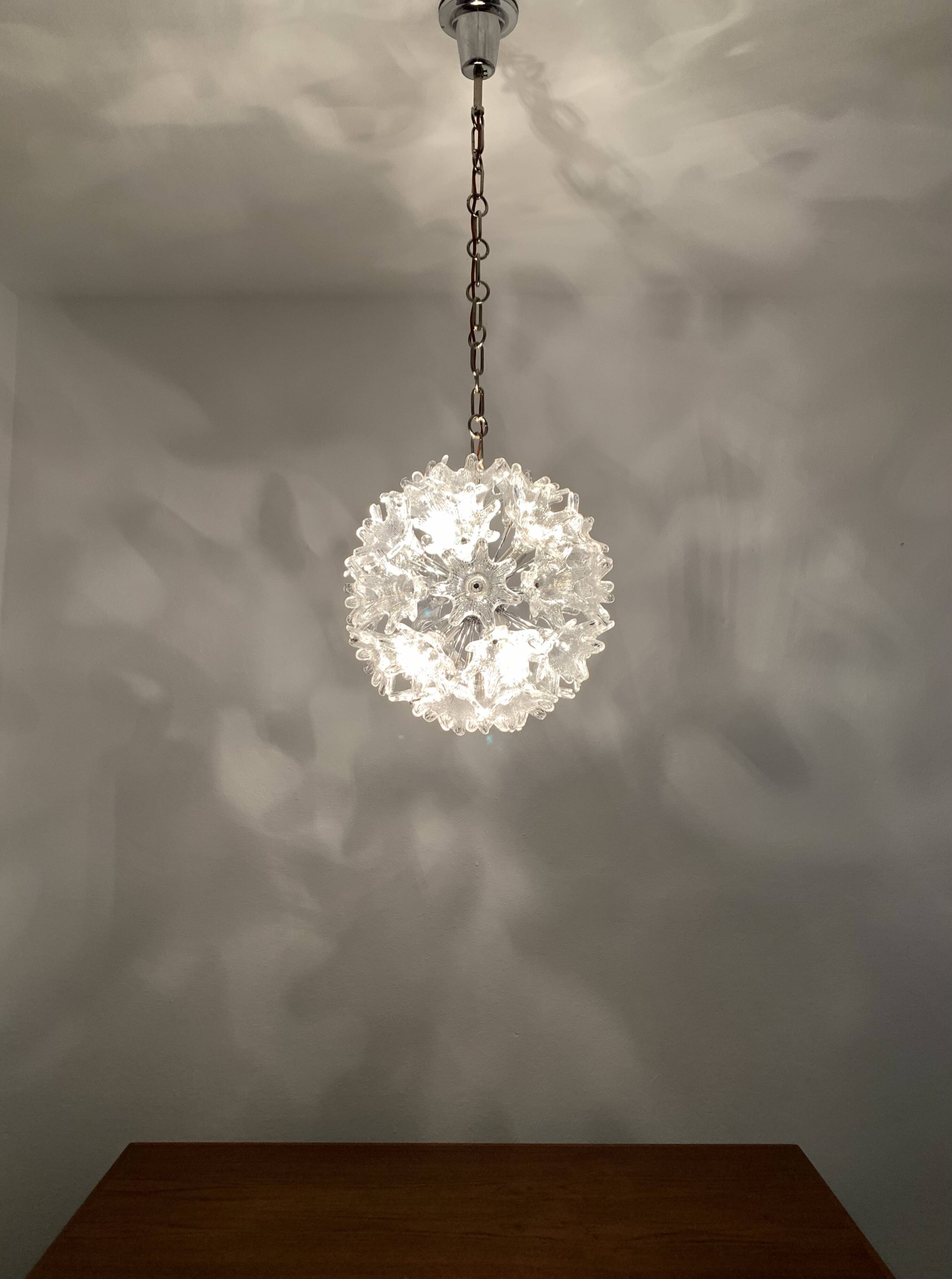Italian Murano Glass Chandelier by Paolo Venini for VeArt