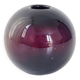 Vintage Murano glass ball vase 1960