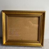 Glazed carved wooden frame