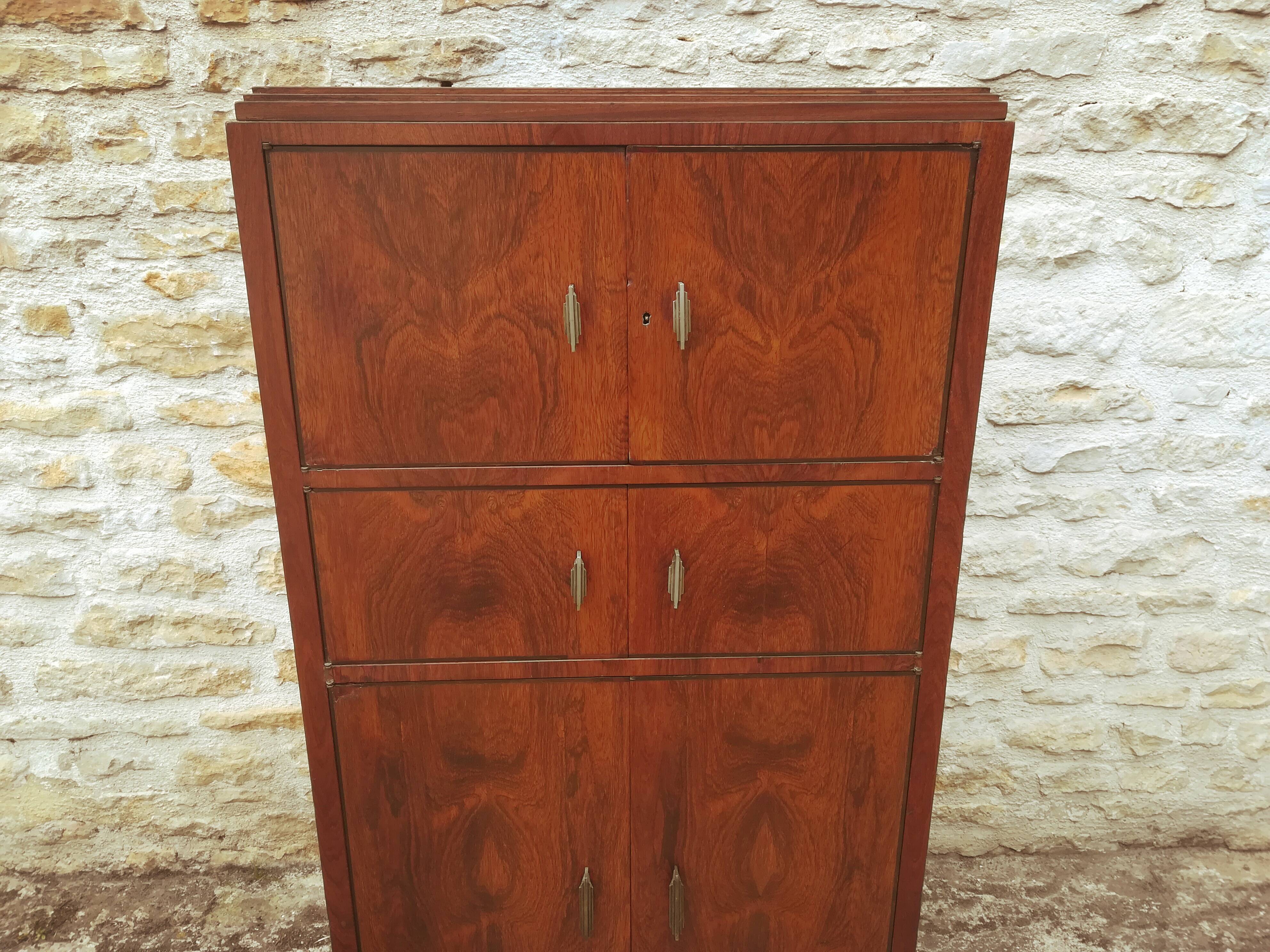Art deco furniture with six doors