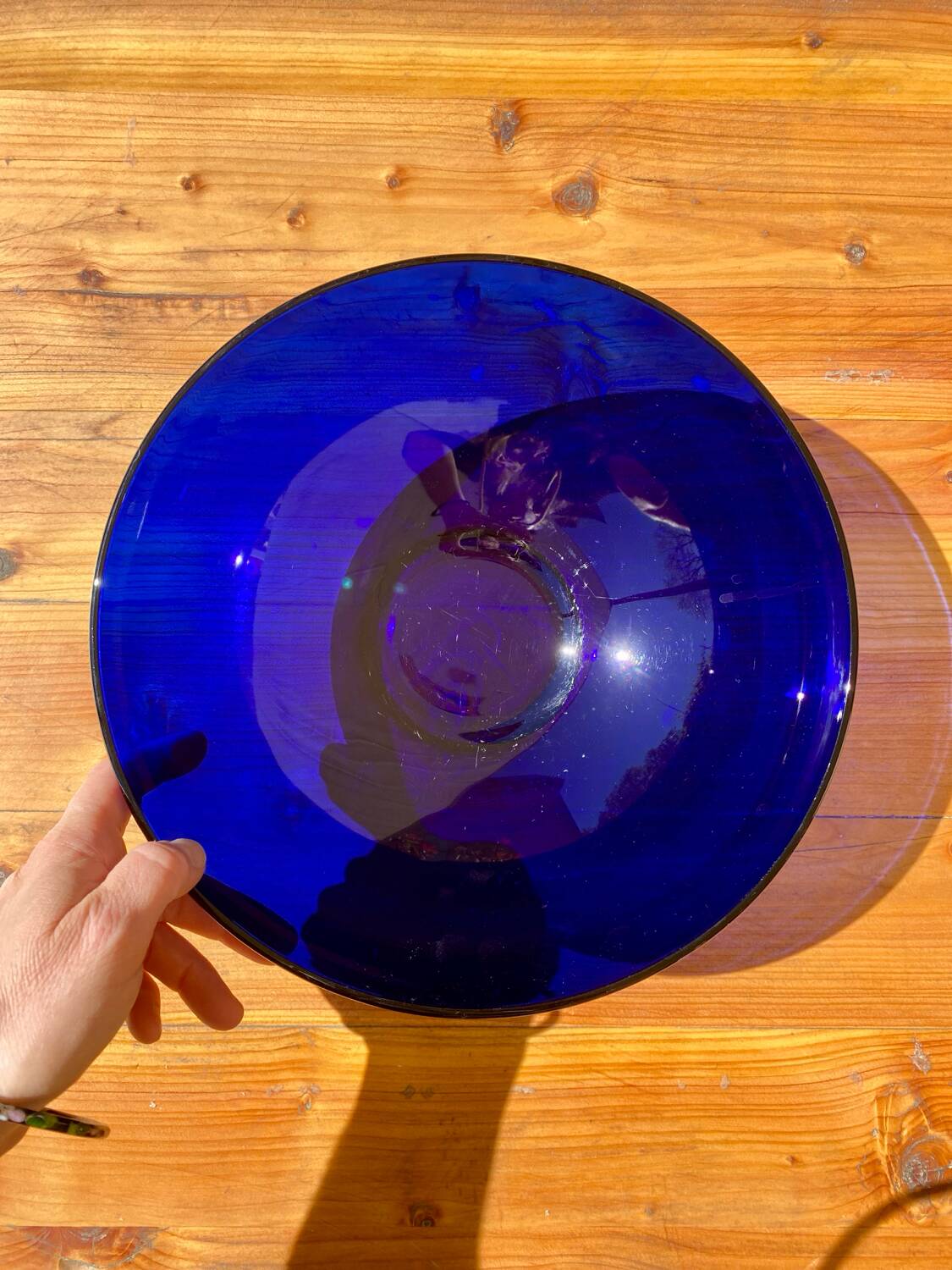 Klein blue salad bowl