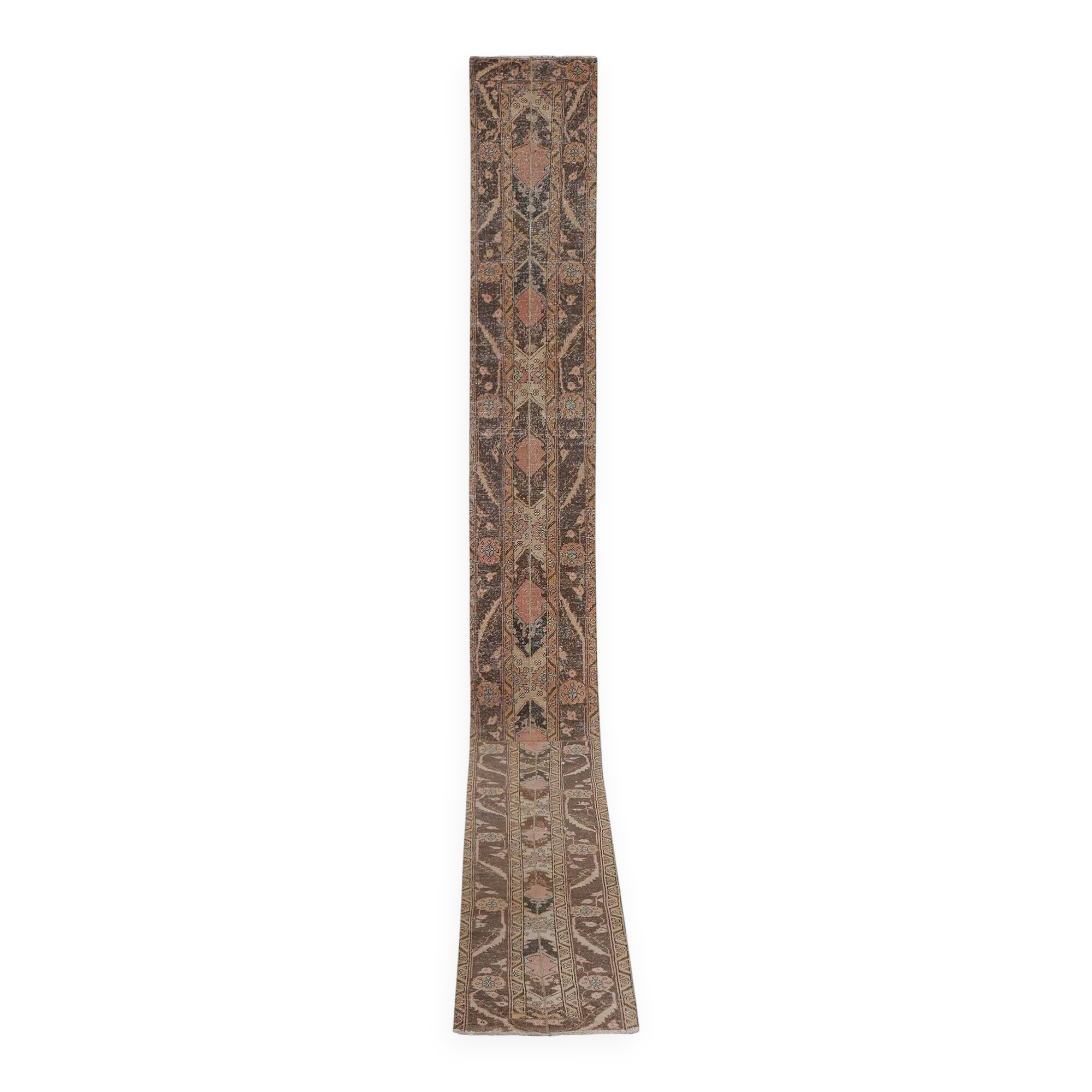 Vintage Turkish hallway rug 53x635 cm