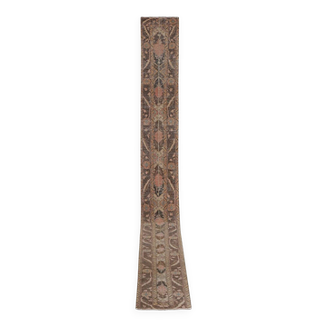 Tapis de couloir turc vintage 53x635 cm