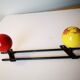Vintage coat holder metal and wood