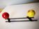 Vintage coat holder metal and wood