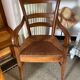 Fauteuil en paille époque restauration
