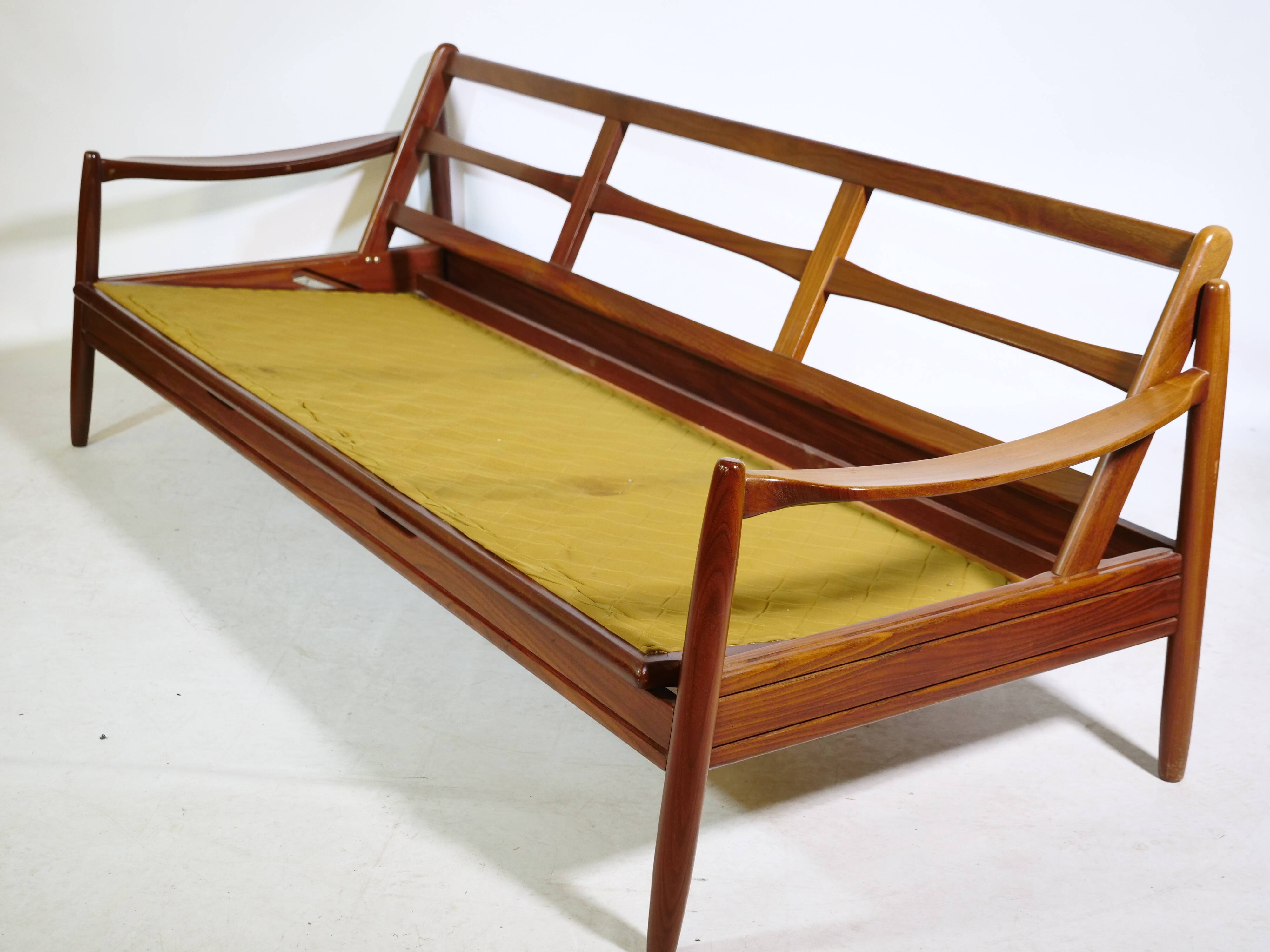 Mid-Century Teak Daybed Sofa from Denmark, 1960s Design