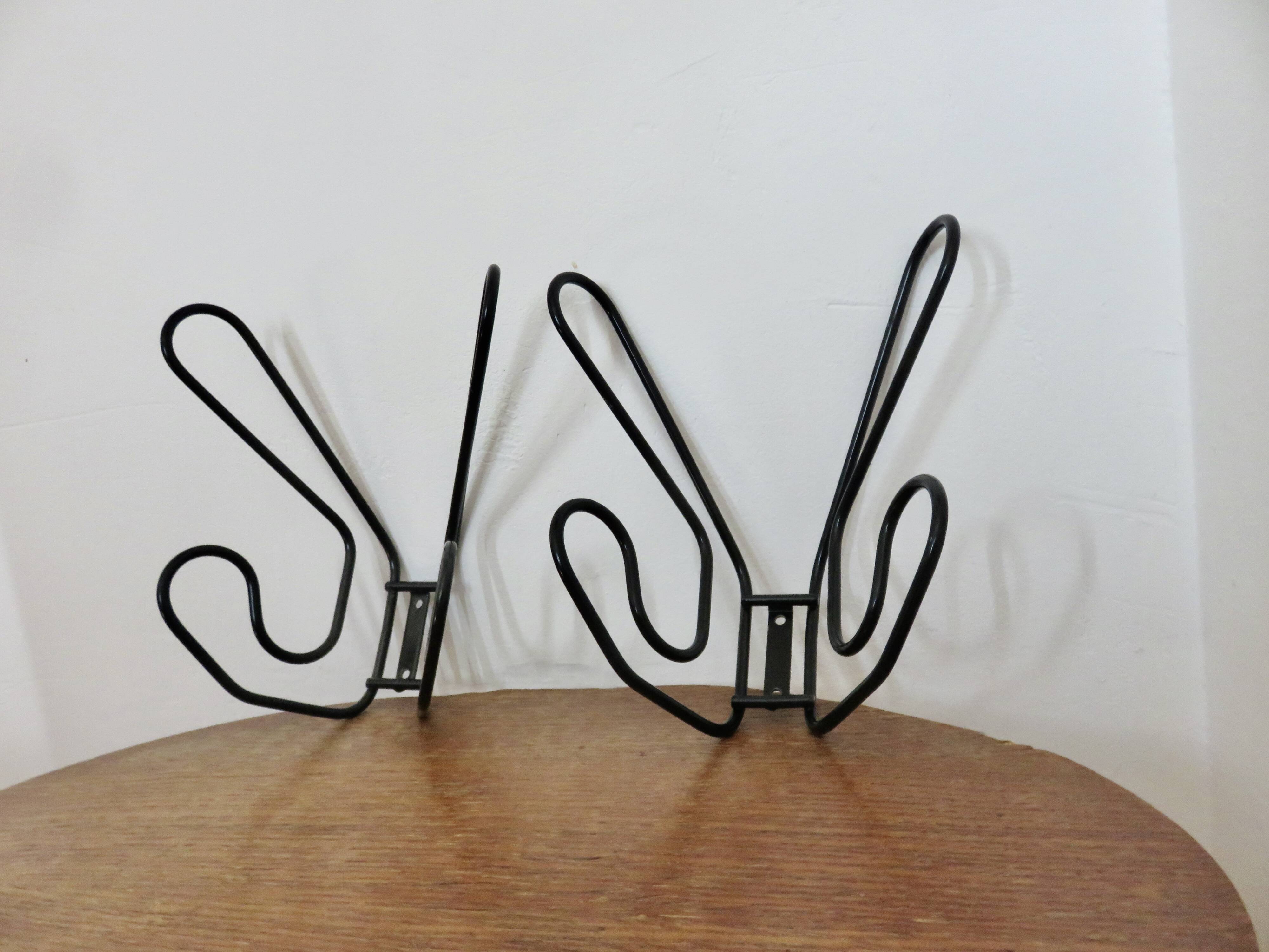 Pair of 80s ikea coat hooks