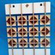 White wall coat rack from the 60s-70s