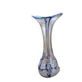 Art vase in blown glass by Jerzy Sluczan Orkusz for Tarnowiec 1970
