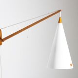50s Swedish swivel wall light