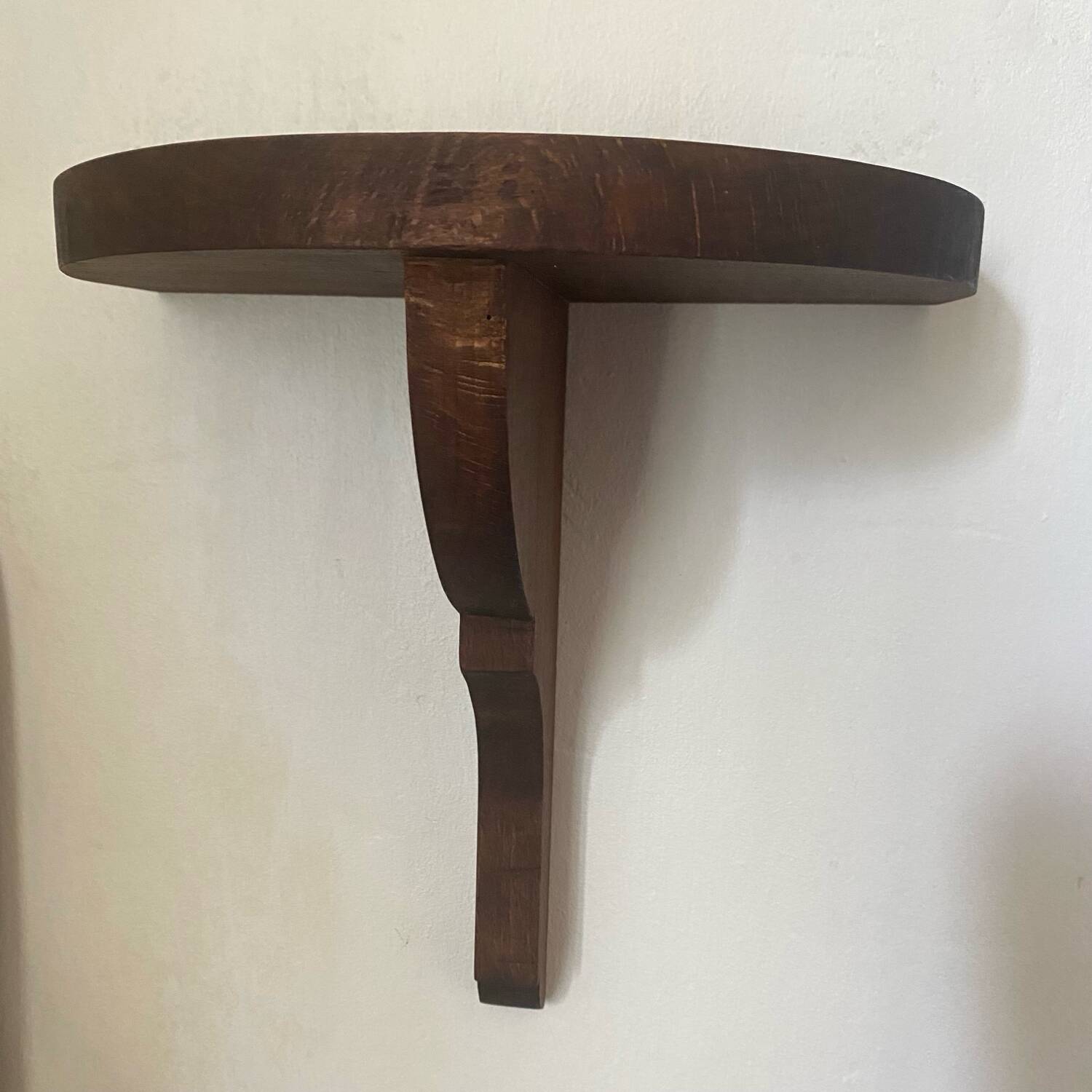 Half-moon wall shelves