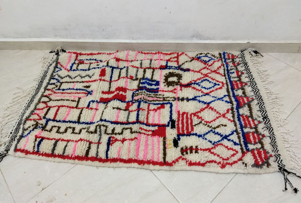 235x77cm Moroccan berber carpet