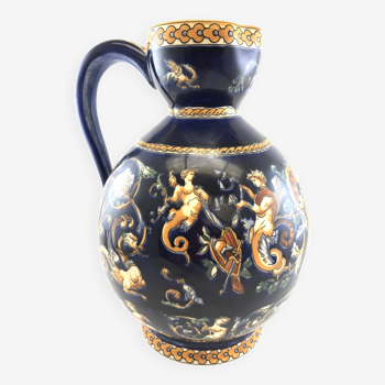 Vase Pichet Gien décor  renaissance