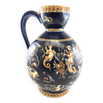 Vase Pichet Gien décor  renaissance
