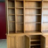 Library, solid wood wardrobe