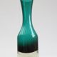 Vase vert de Tamara Aladin pour Riihimaën Lasi, Finlande 1970