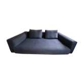 Canapé contemporain Zanotta en tissu bleu
