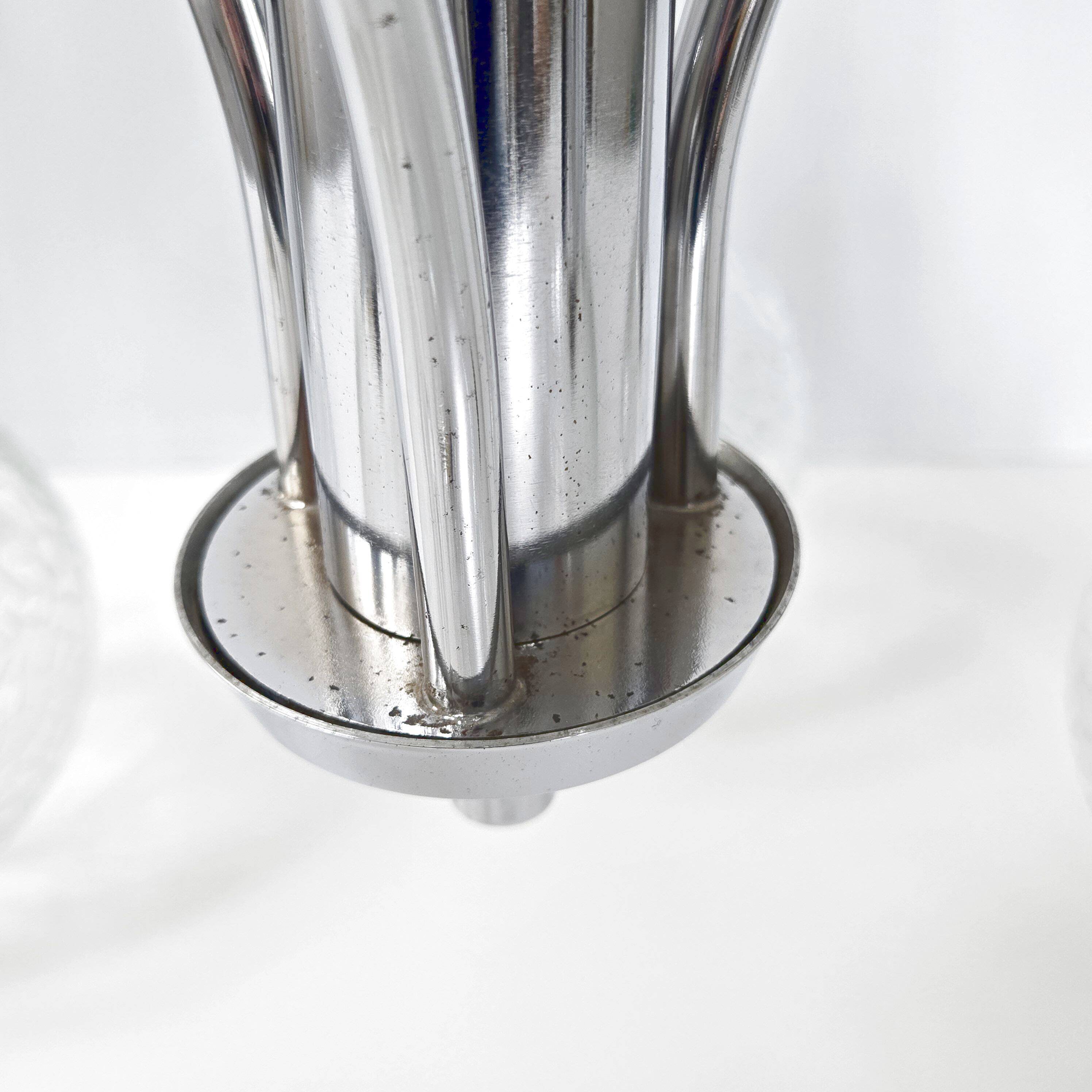 Vintage 1970s 6-ball chandelier