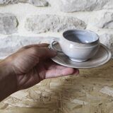 Set of 10 coffee cups and saucers Chantal and Thierry Robert