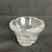 Vase en verre bullé Daum