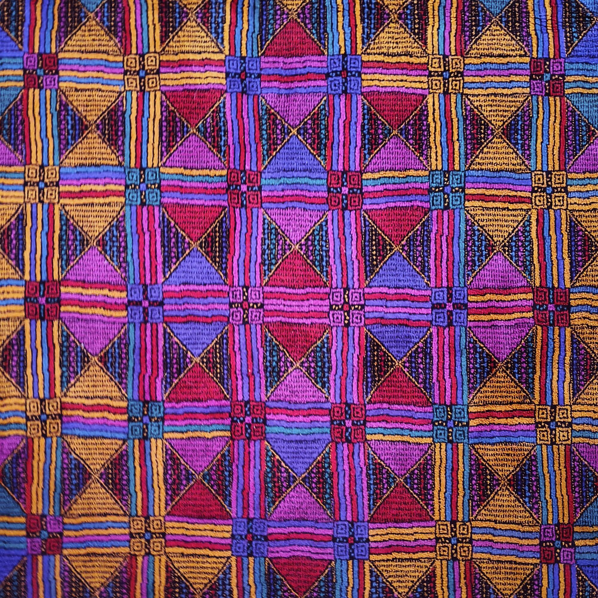 1980s Gorgeous Missoni Geometric Wool Rug for T&J Vestor