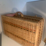 Rattan suitcase