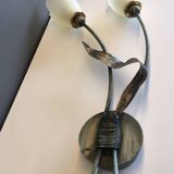 Set of 3 chandeliers and 5 wall lights