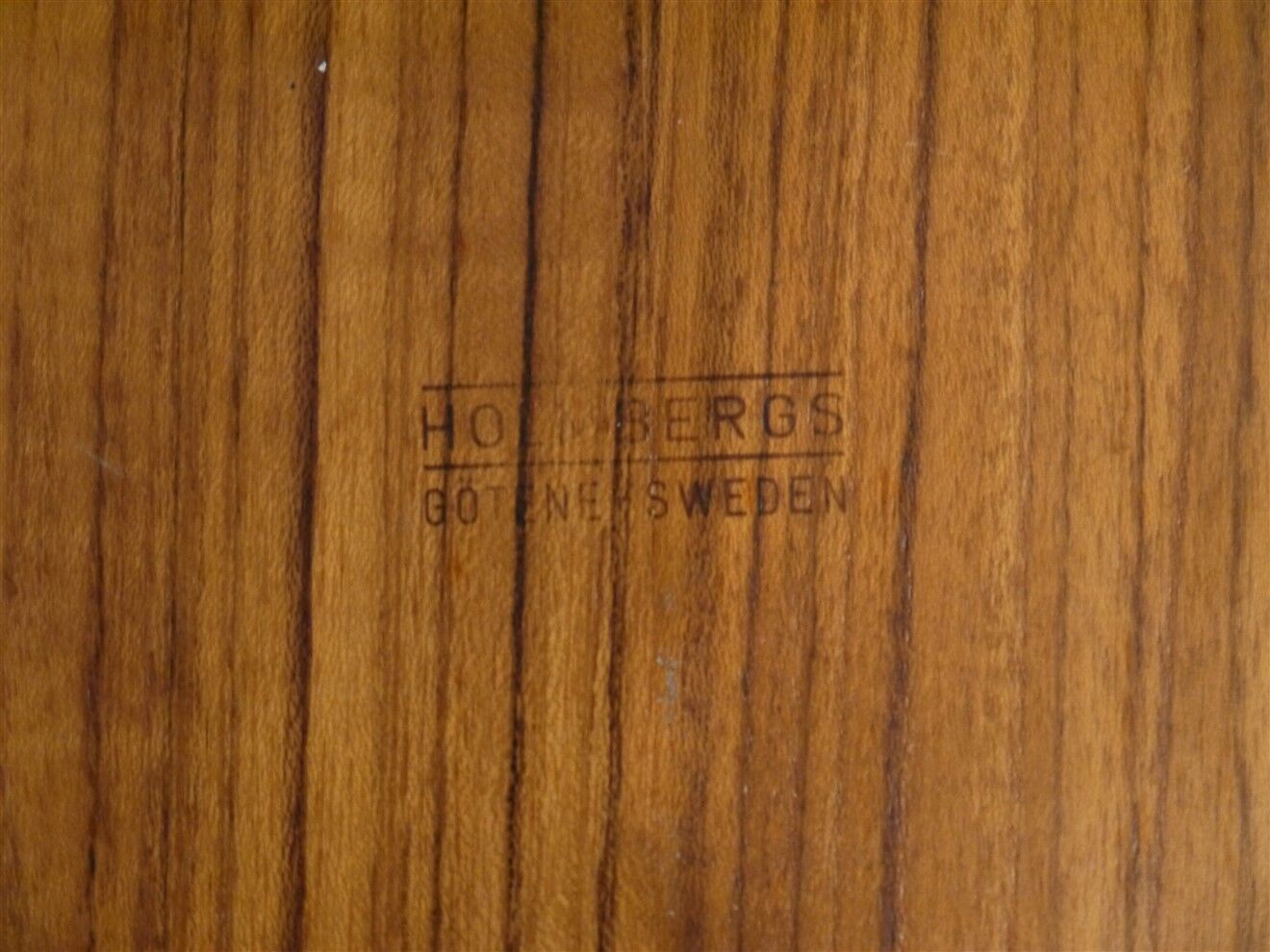 Karl Holmberg's vintage teak and glass tray