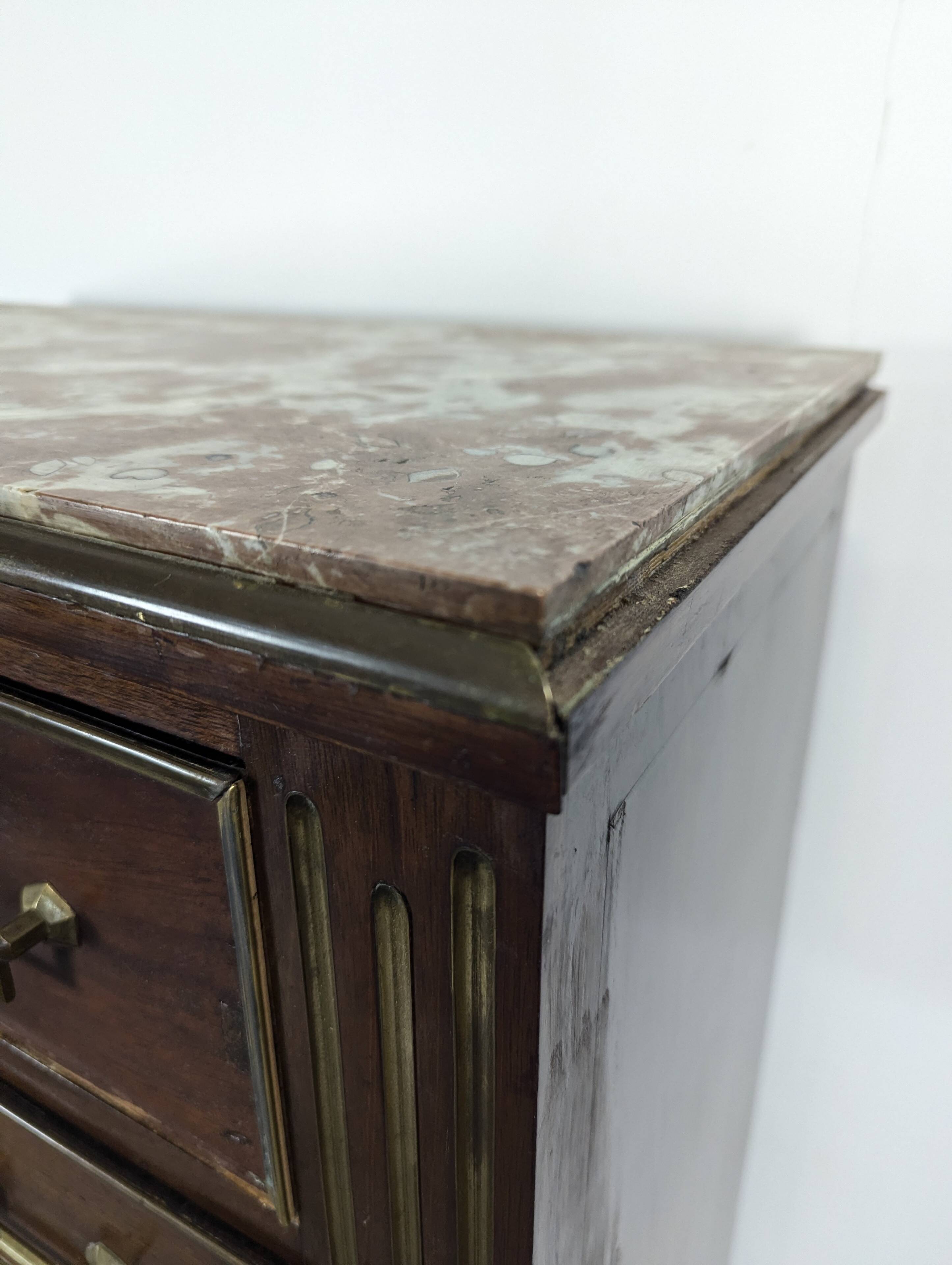 Louis XVI style trompe l'oeil weekly secretary