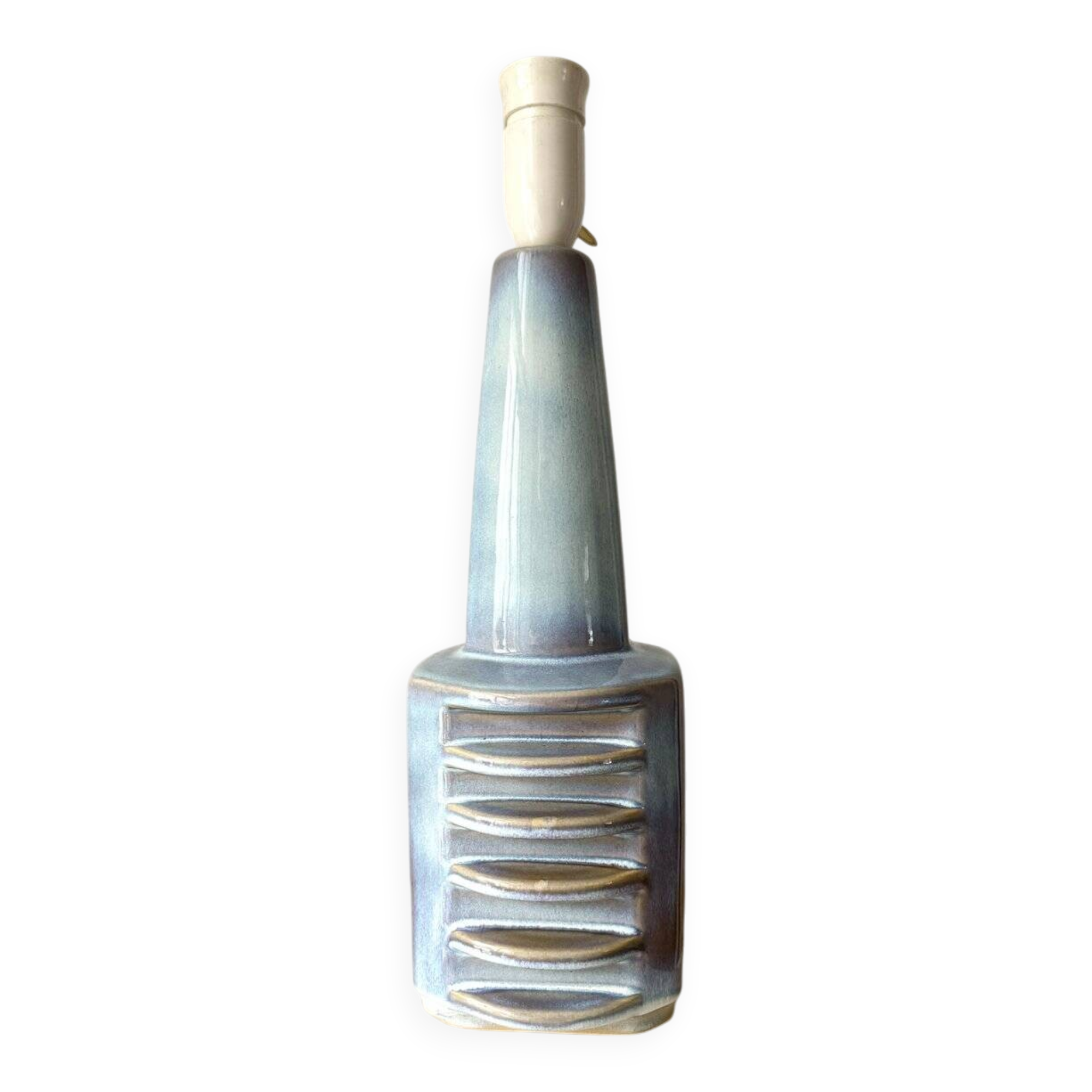 Lampe de table par Einar Johansen pour Søholm Stentøj, céramique, Danemark, années 1960.