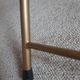 Chaise pliante structure tube et simili cuir