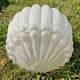 Molded glass hanging globe