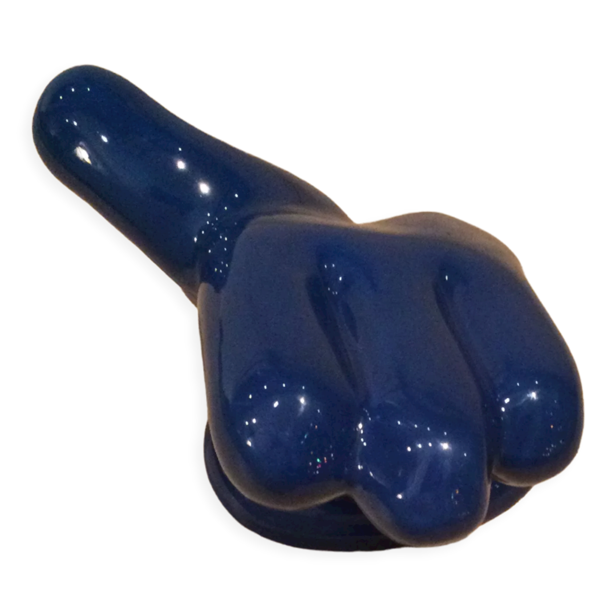 Ceramic hook signed J.C. Pieré vintage 1980