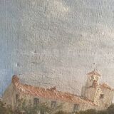 Oil on canvas Vendée landscape