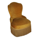 Velvet toad easy chair