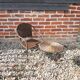 Fauteuil et table enfant anciens en rotin