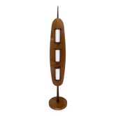 1960s wooden floor lamp