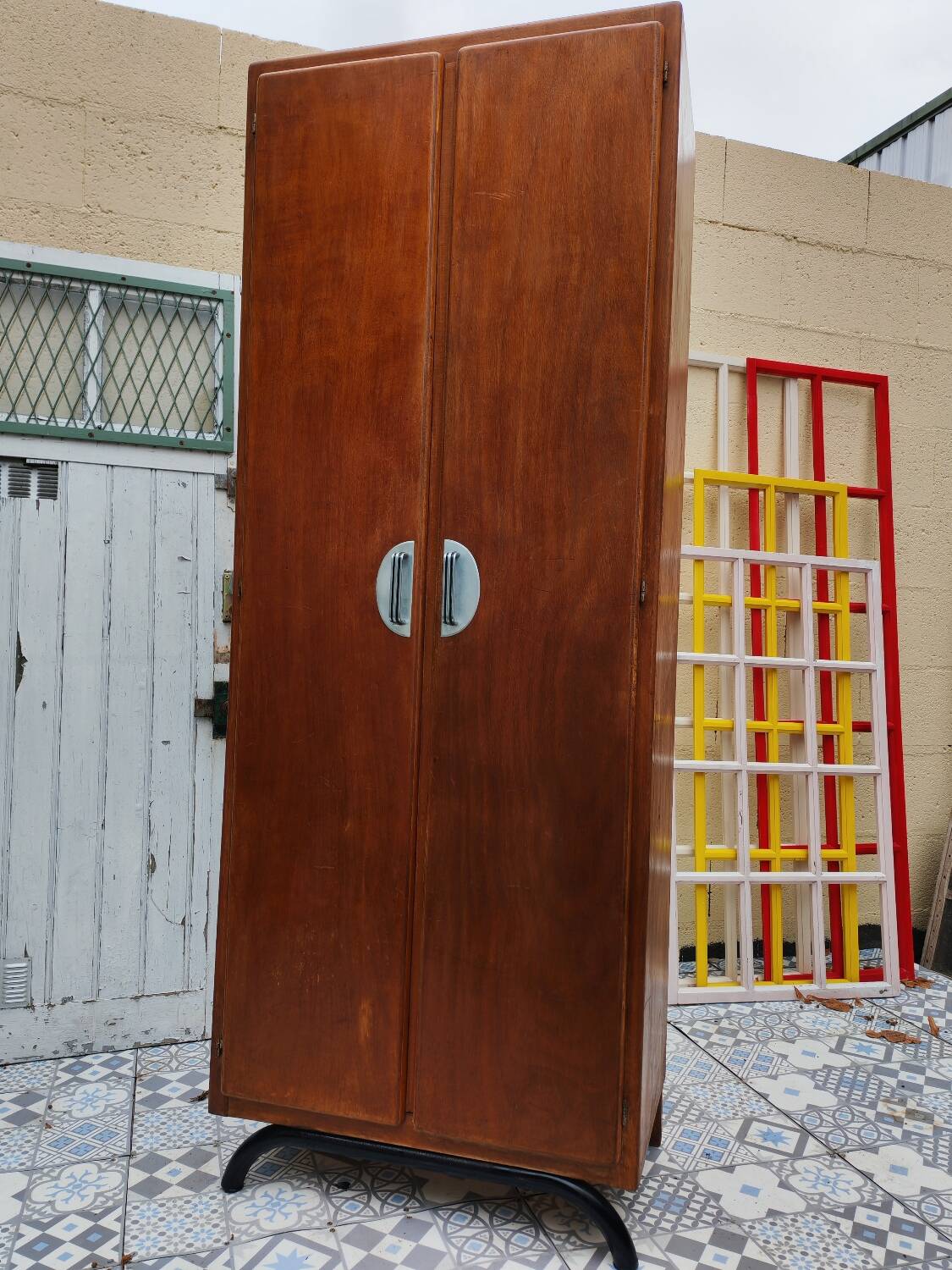 Old boarding school wardrobe - 1950s