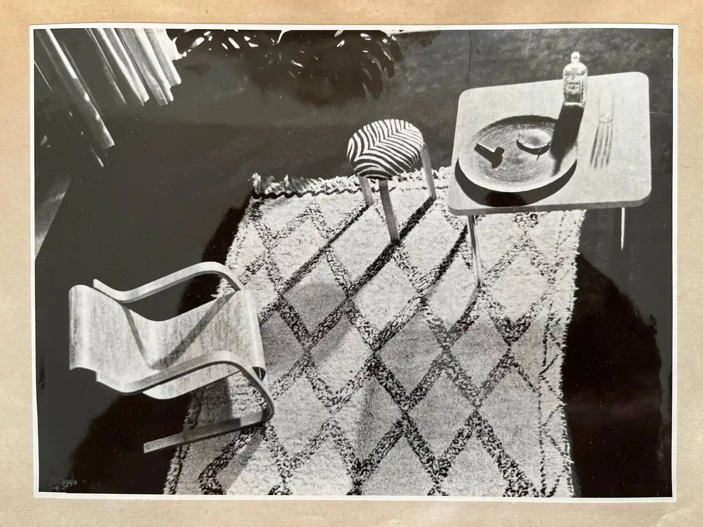 Original photo of furniture/interior by Alvar Aalto, Marcel Breuer, 1937