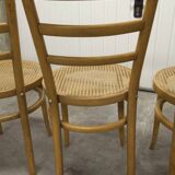 4 chaises Baumann modèle Anteuil 1986