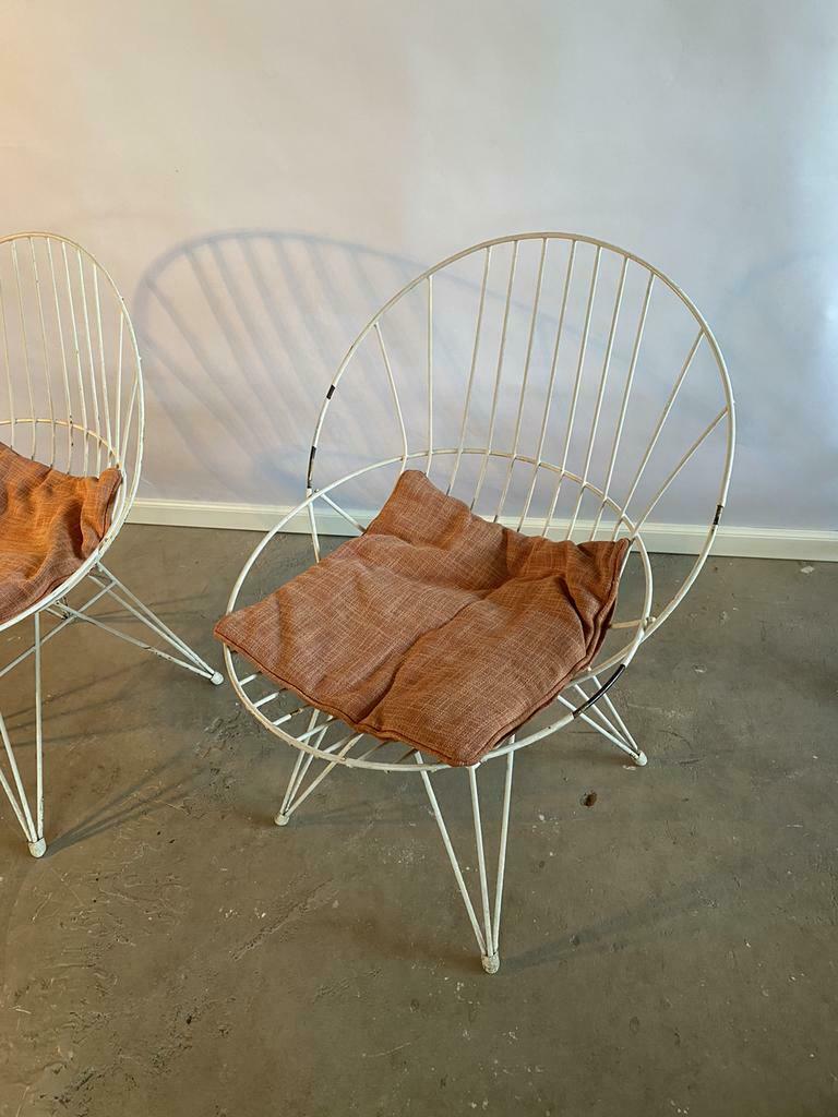Pair of Pyramid Chairs Garden from Pastoe's "Combex" series by Cees Braakman, 1950