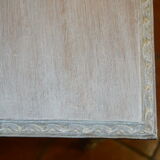 Console style louis XVI in patinated wood