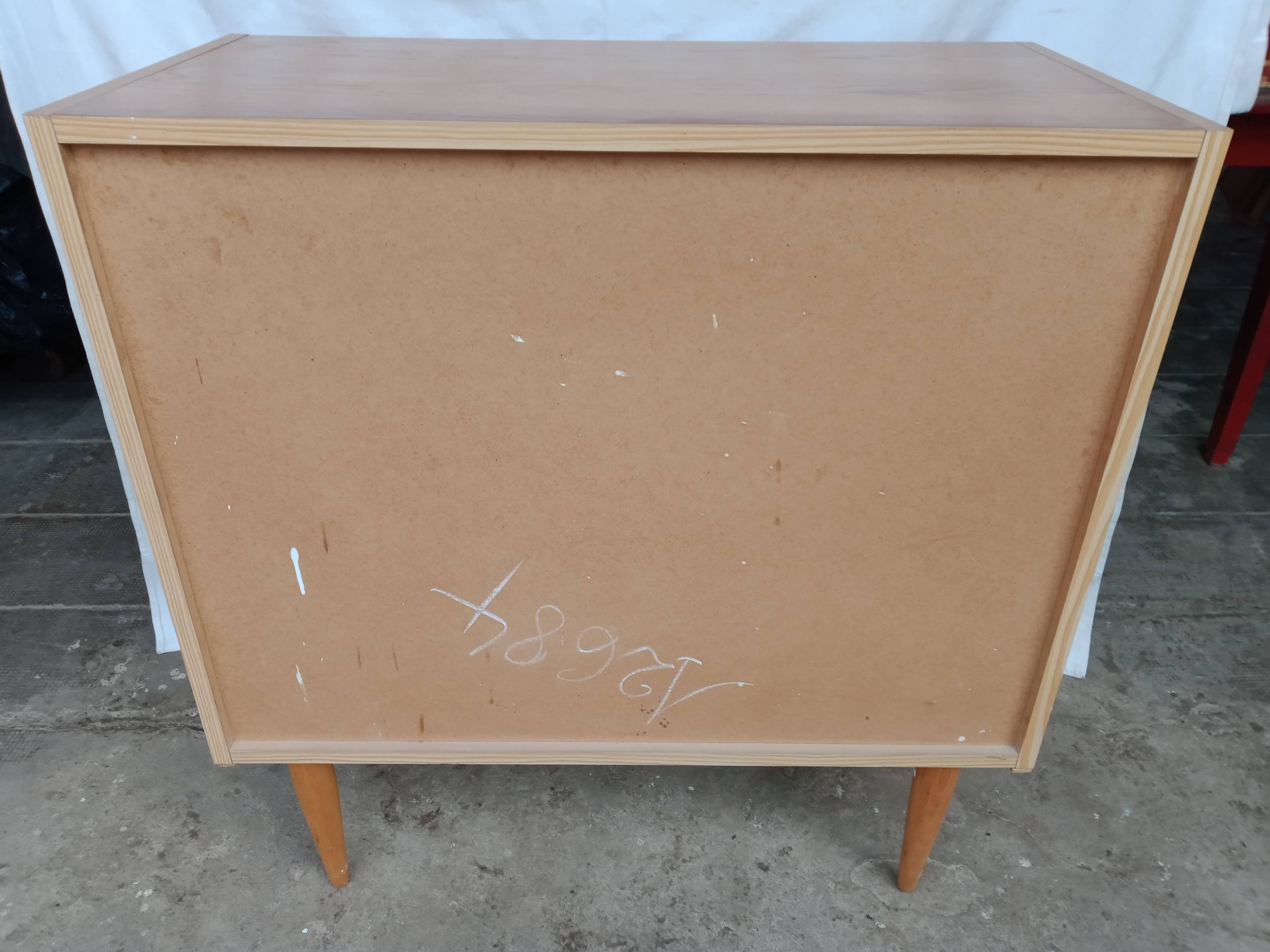 Vintage four-drawer chest of drawers