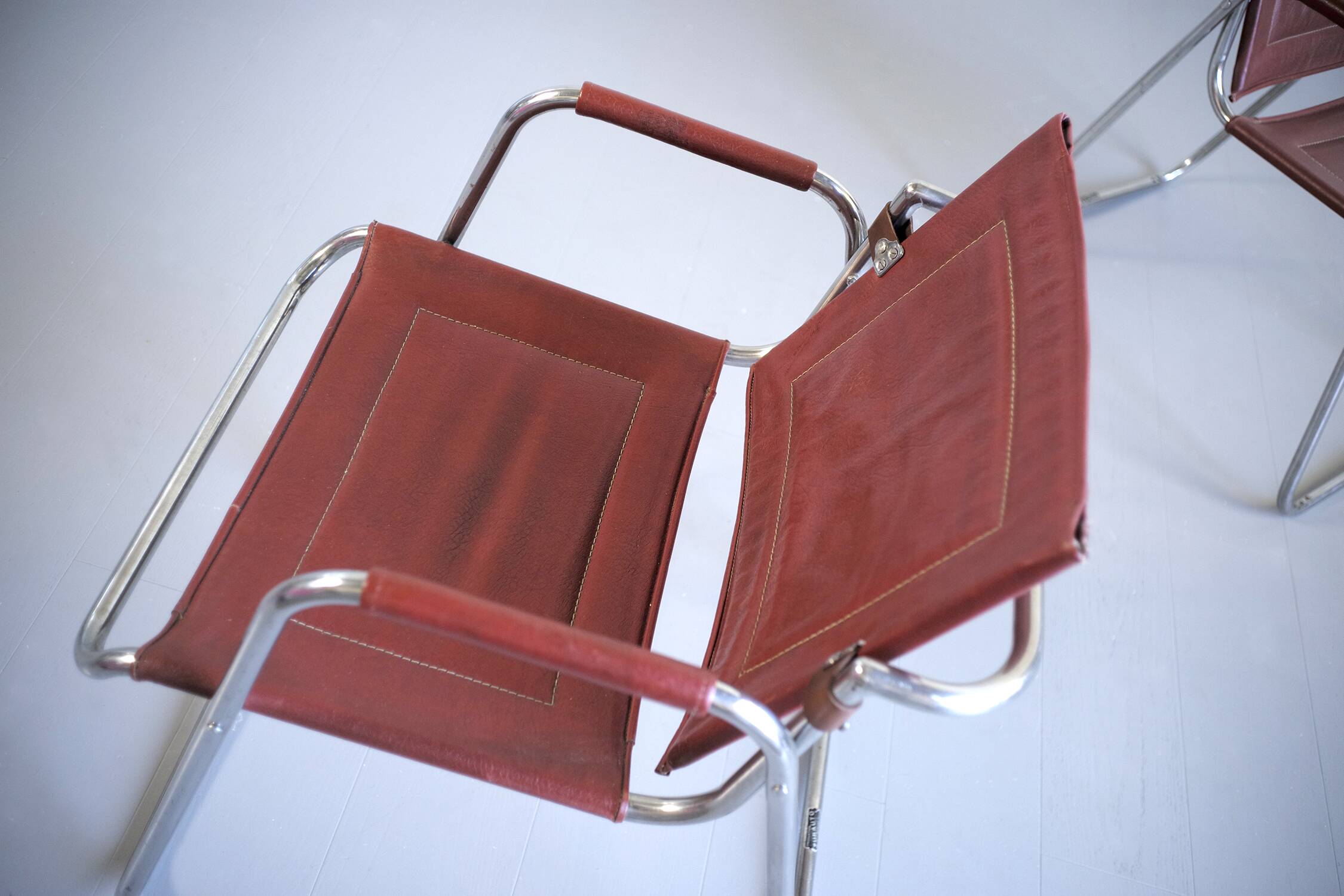 Paire de fauteuils Tubauto Jacques Hitier/Tubauto France 1950