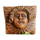 Bas relief carved wood 💐